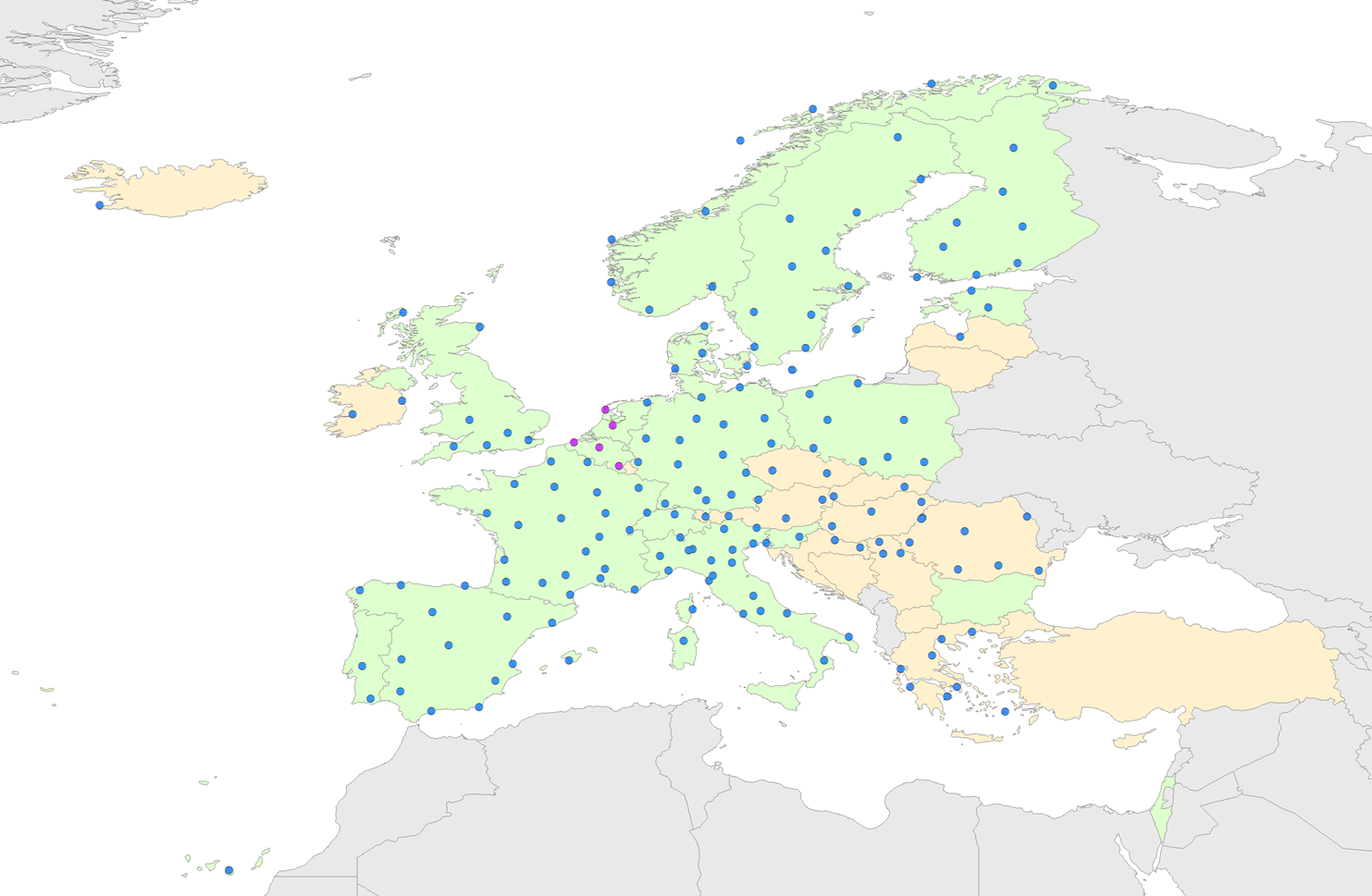 Radars in Europe